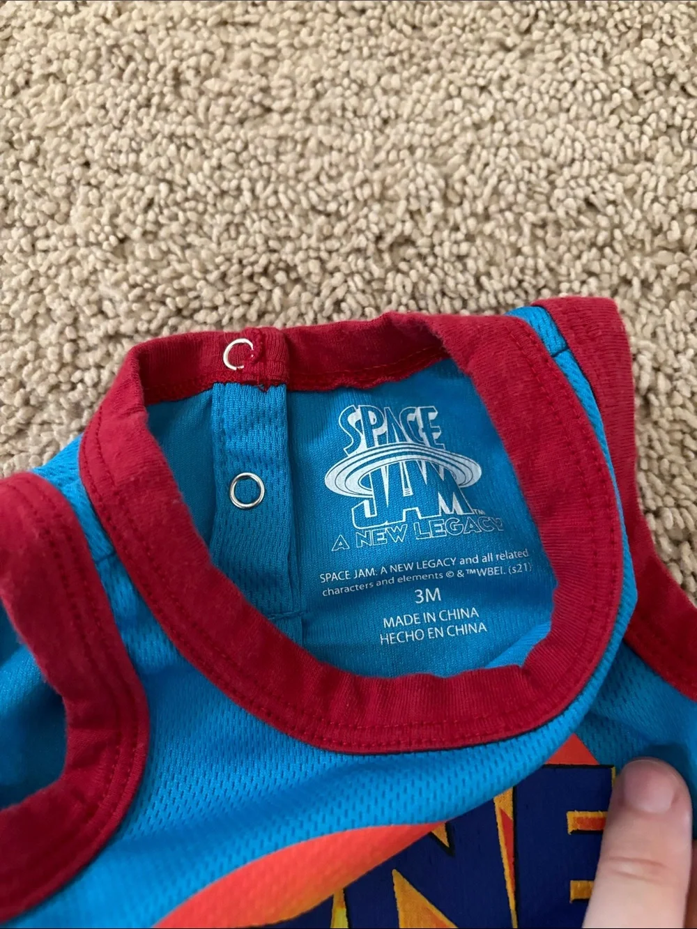 Tune Squad Blue & Red Kids Matching Set - Tank Top & Shorts